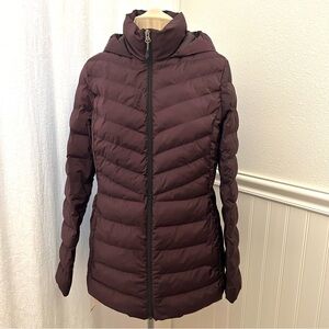 Women's Quilted Jacket - Plum